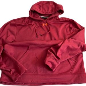 Large red Under Armour Hoodie